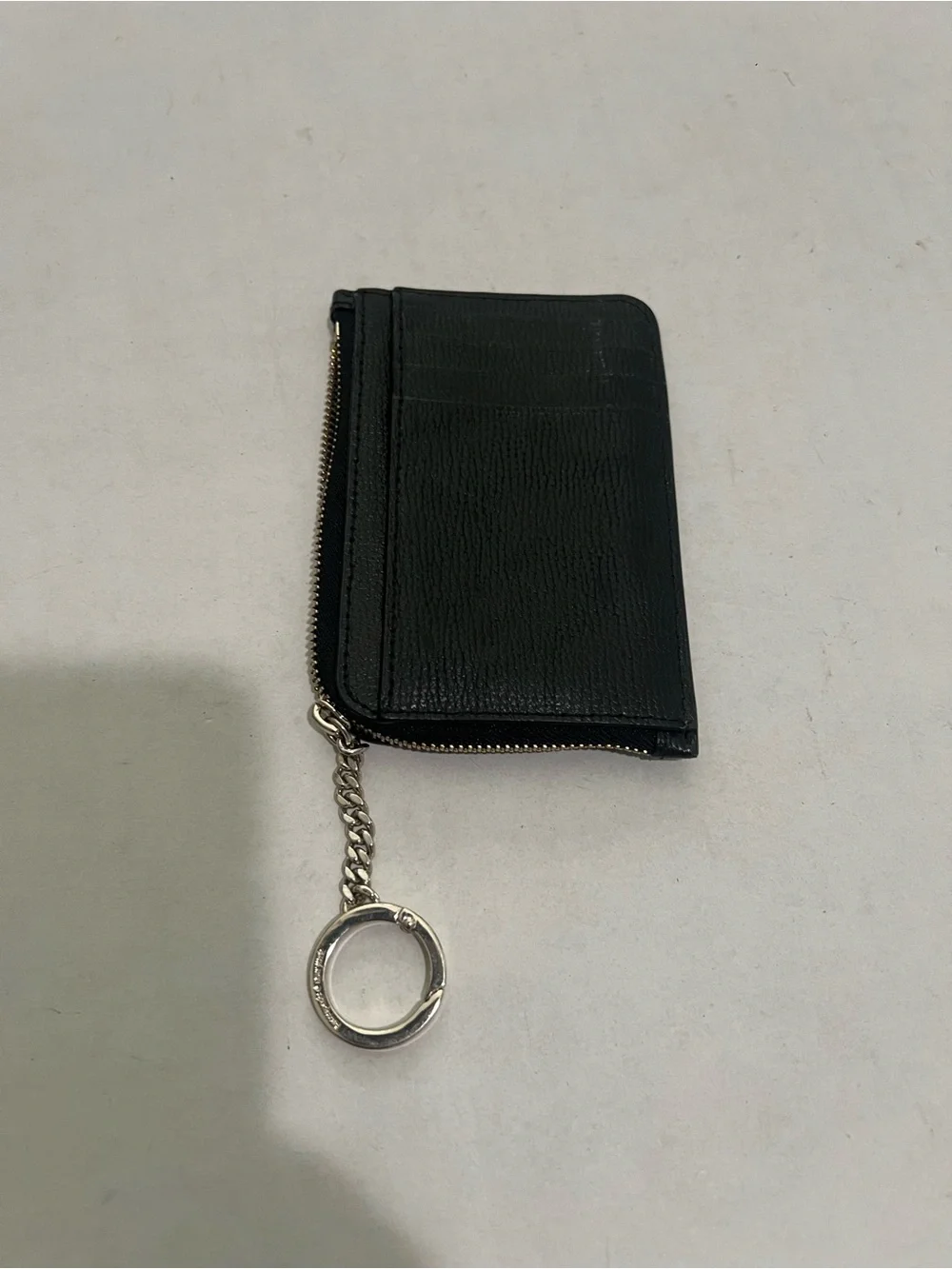 Kate Spade Madison Medium L-Zip Black Leather Cardholder NWOT  Retails $129